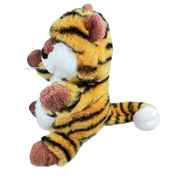 Vintage 1982 GUND Stripped Tiger Plush Animal 6" Stuffed Animal Toy Whiskers - Picture 9 of 9